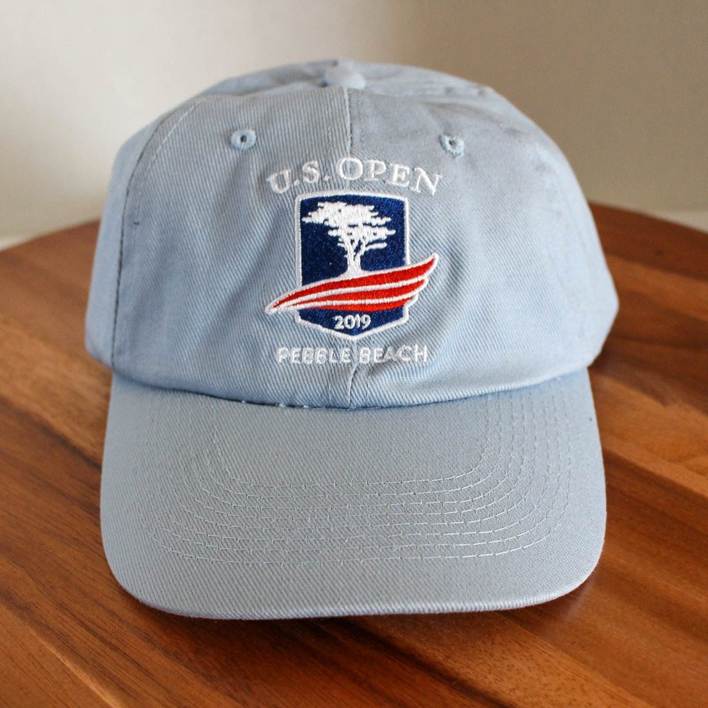USGA US Open 2019 Pebble Beach Hat Blue Member Adjustable Strap Golf Cap